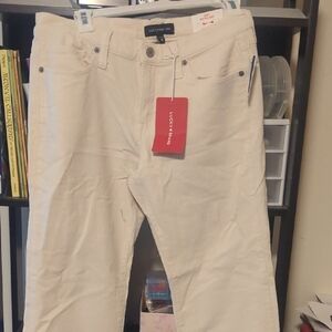 Lucky Brand Cream Cords Size 8/29 Ankle